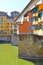 Ponte Vecchio Bridge over River Arno, Florence or Firenze, Tuscany, Italy Royalty Free Stock Photo