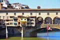 Ponte Vecchio Bridge, River Arno, Florence, Italy Royalty Free Stock Photo