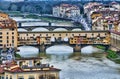 Ponte Vecchio in Florence, Italy. Royalty Free Stock Photo