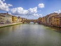 View of Ponte Vecchio, Florence, Italy Royalty Free Stock Photo