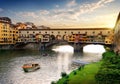 Ponte Vecchio in Florence Royalty Free Stock Photo