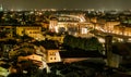 Ponte Vecchio night view over Arno river, Florence Royalty Free Stock Photo