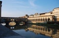 Ponte Vecchio or the Old Bridge, Florence, Italy Royalty Free Stock Photo