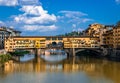 Ponte Vecchio old Bridge in Florence, Tuscany. Royalty Free Stock Photo