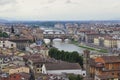 Ponte Vecchio Old Bridge over Arno river, Florence, Italy Royalty Free Stock Photo