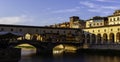 Ponte Vecchio - Old Bridge over Arno River in Florence, Italy Royalty Free Stock Photo