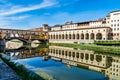 Ponte Vecchio, old bridge over Arno River, Florence, Tuscany, Italy Royalty Free Stock Photo