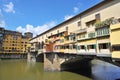 Ponte Vecchio over Arno River, Florence, Italy, Europe. Royalty Free Stock Photo