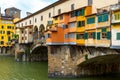 Ponte Vecchio over Arno river in Florence, Italy Royalty Free Stock Photo