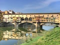 Ponte Vecchio and river Arno hdr Royalty Free Stock Photo
