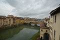 Ponte Vecchio, river, town, water, waterway