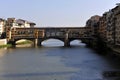 Ponte vechio bridge in florence Royalty Free Stock Photo