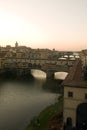 Ponte vechio bridge in florence Royalty Free Stock Photo
