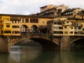 PONTE VECHIO FRONTAL VIEW Royalty Free Stock Photo