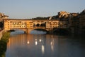 Ponte vechio by night Royalty Free Stock Photo
