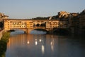 Ponte vechio by night Royalty Free Stock Photo