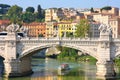 Ponte Vittorio Emanuele II in Rome, Italy