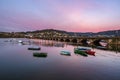 Pontedeume Eume river mouth Galicia Spain