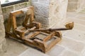 Catapult In A Medieval Castle