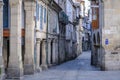 One of the streets of the historic center of Pontevedra (Spain)