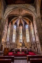 Pontevedra, Spain - Jun 28, 2023: Interior of San Francisco conv