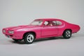 Pontiac 1969 GTO Hot Pink Goat Royalty Free Stock Photo