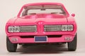 Pontiac 1969 GTO Hot Pink Goat Royalty Free Stock Photo