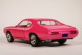 Pontiac 1969 GTO Hot Pink Goat Royalty Free Stock Photo