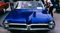 Pontiac Bonneville 1967 Blue retro cars of the old sample