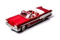 1958 Pontiac Bonneville Convertible top front angle Royalty Free Stock Photo