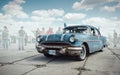 1956 Pontiac Chieftain at OldCarLand event.