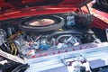 1968 Pontiac Firebird Engine bay closeup Royalty Free Stock Photo