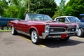 1967 Pontiac GTO Convertible with top down Royalty Free Stock Photo