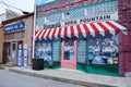 Route 66 mural in Pontiac, Illinois.