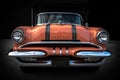 1955 Pontiac Laurentian direct front view Royalty Free Stock Photo