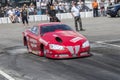 Pontiac pro mod drag car ready to start Royalty Free Stock Photo