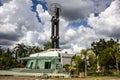 Pontianak, Indonesia. Equator Monument is located on the equator