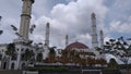 Pontianak mujahideen grand mosque. Royalty Free Stock Photo