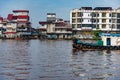 The activity around the Kapuas river Royalty Free Stock Photo