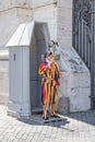 Pontifical Swiss Guard Royalty Free Stock Photo