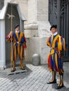 Pontifical Swiss Guards in Vatican City, Rome, Italy