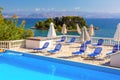 Pontikonisi, Corfu, Greece Royalty Free Stock Photo
