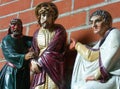 Pontius Pilate and Jesus Royalty Free Stock Photo