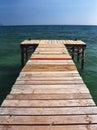 Pontoon and Sea Royalty Free Stock Photo
