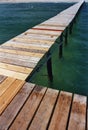Pontoon and Sea Royalty Free Stock Photo