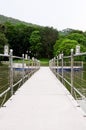 Pontoon walkway Royalty Free Stock Photo