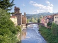 Pontremoli, Lunigiana, Italy. Beautiful small town. Royalty Free Stock Photo