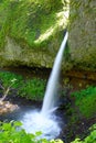 Columbia River Gorge, Oregon, Ponytail Falls, or Upper Horsetail Falls, Pacific Northwest, USA