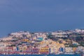 Ponza Island, the largest island of the Italian Pontine Islands archipelago