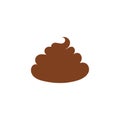 Poo icon illustration design